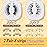 QUEWEL 2 Pairs Magnetic Eyelashes, Reusable No Glue Needed Magnetic Eyelashes Kit with Applicator Lash Clusters Kit without Eyeliner Easy to Wear and Remove (G-YC-C+F01)