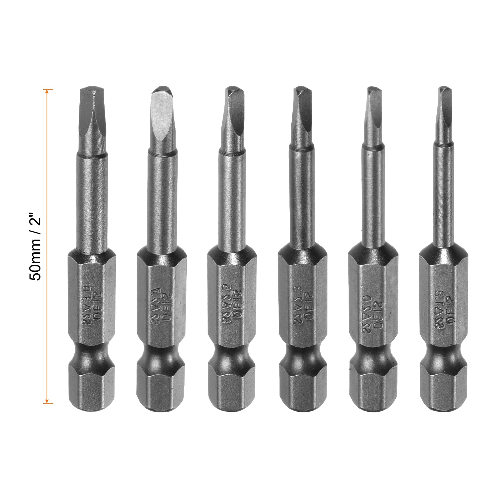 HARFINGTON 6pcs TA1.8-TA3 Triangle Screwdriver Bit 1/4