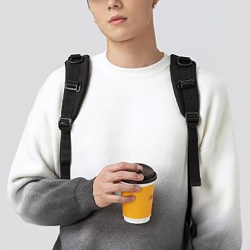 Men's Gradient Sweater Long Sleeve Pullover Men's Casual Pullover,White2,L