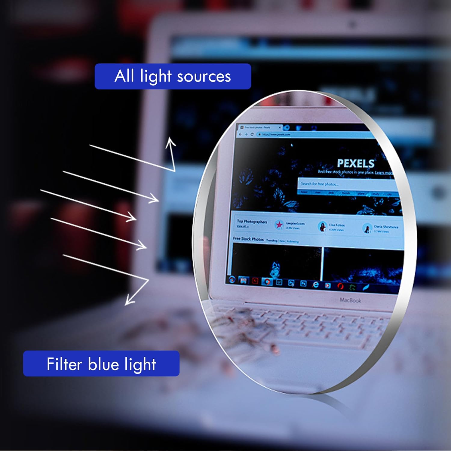 BLUEMOKY Reading Glasses for Men and Women: Blue Light Round Classic Eyeglasses - Computer Readers Glasses - Image 7