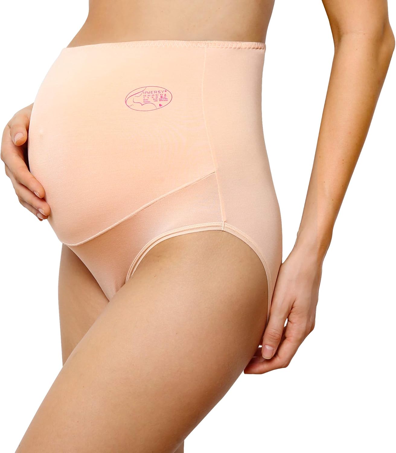INNERSY Women's Maternity Panties over the Bump Modal Pregnancy Underwear Intimates Lingerie Briefs 3 Pack