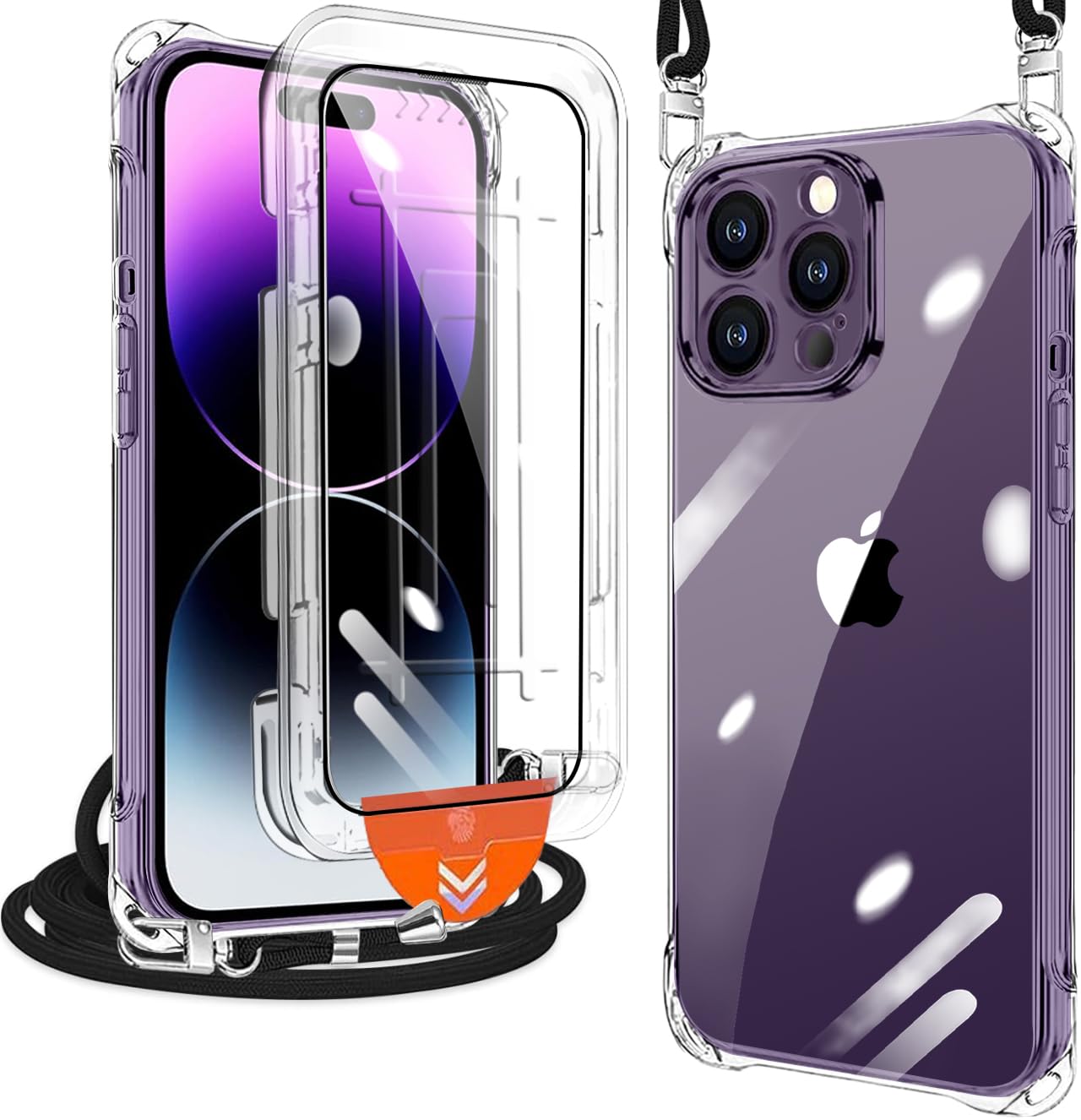 iPhone14 Pro Maxケース ショルダーストラップ付き シリコン Amazon.co.jp: xiusiteli iPhone 14 Pro Max ケース クリア ネック