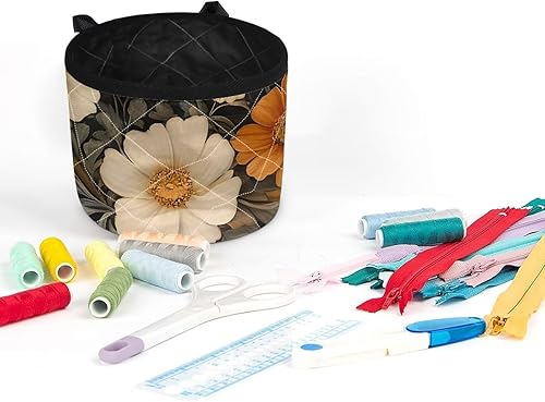 Miniatura 19 de Tapetes para máquina de coser de girasol y colibrí para mesa con bolsillos, para máquinas de coser de Acción de Gracias, alfombrillas para reducir