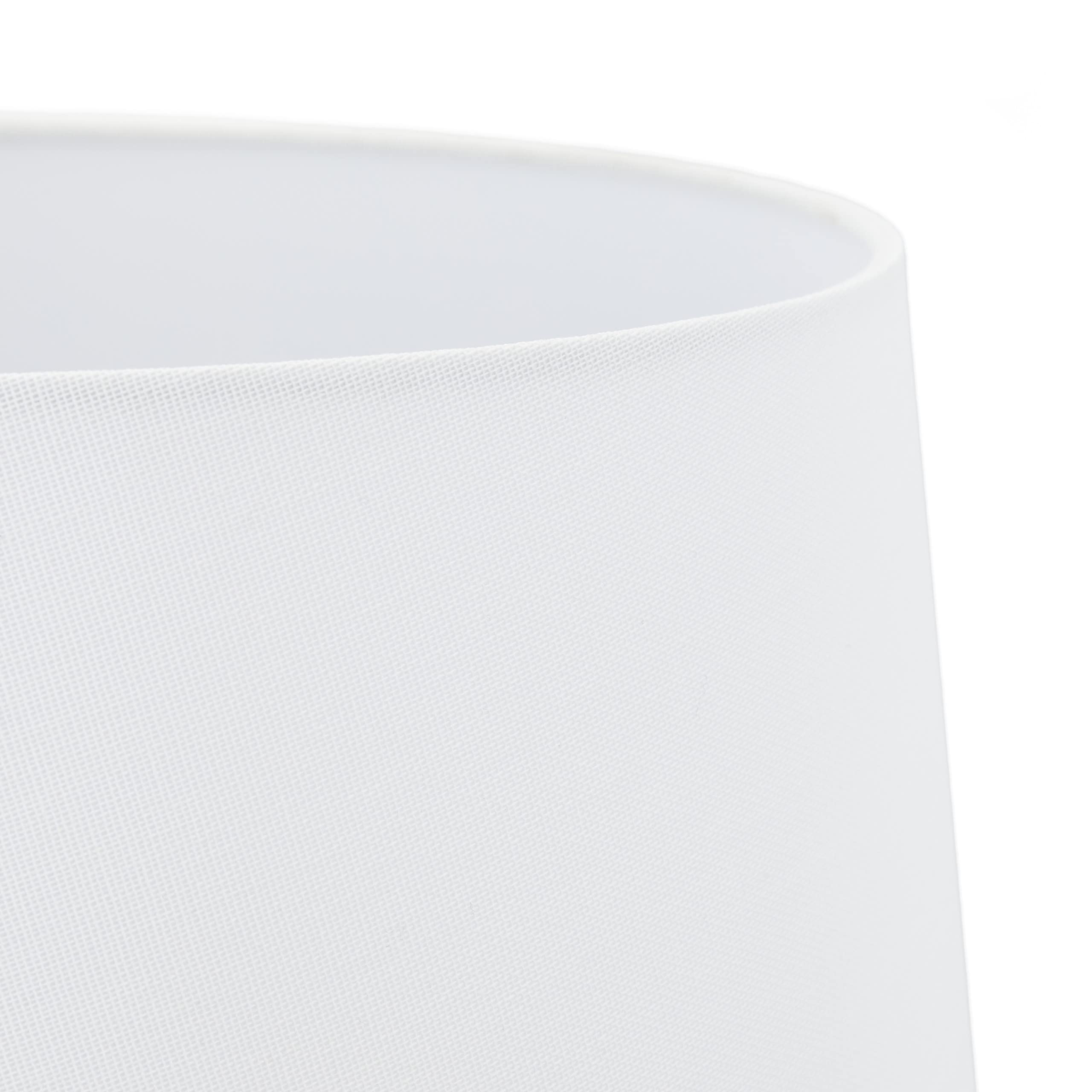 Relaxdays Abat Jour Touch Moderna, Dimmerabile su 3 Livelli di Luce, E14, Lampada da Tavolo per Salotto, Argento/Bianco | Elegante lampada da tavolo, dimmerabile, 3 livelli, E14, 43,5 x 25 cm