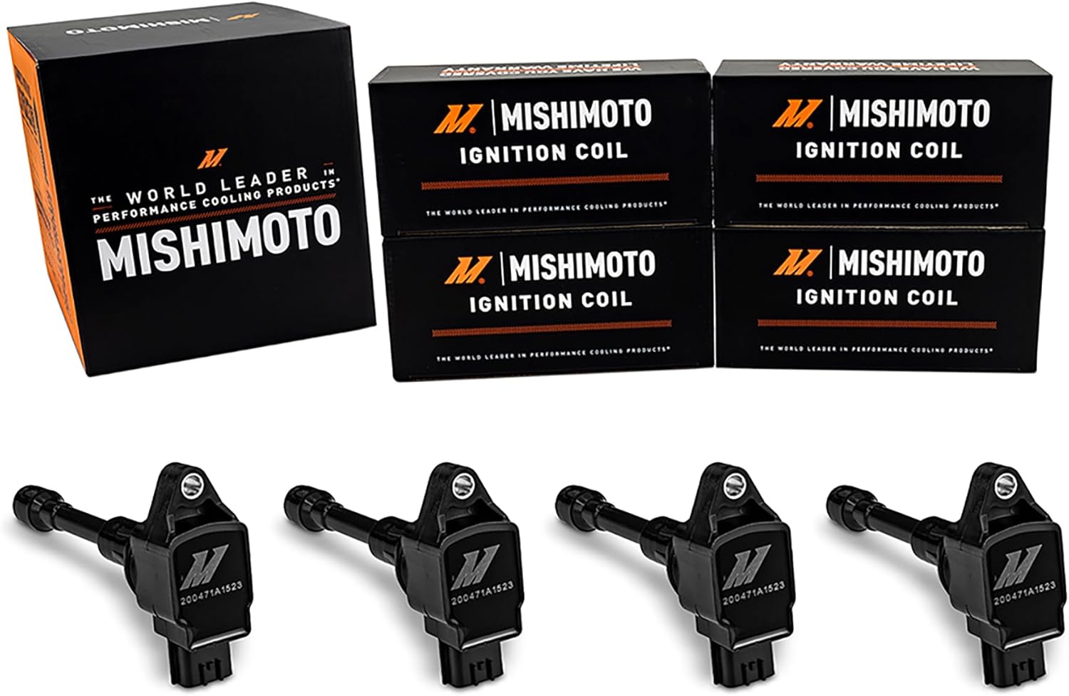 Mishimoto Ignition Coil 4-Pack compatible with Nissan Altima 2.5L 2007-2015