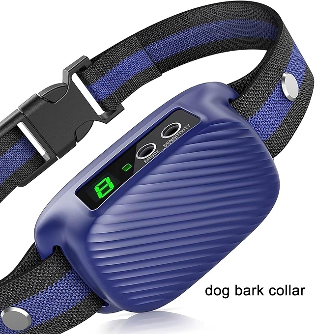 PRTRFLC 自动驱犬项圈 8档灵敏度 3种训练模式适用于大中型犬