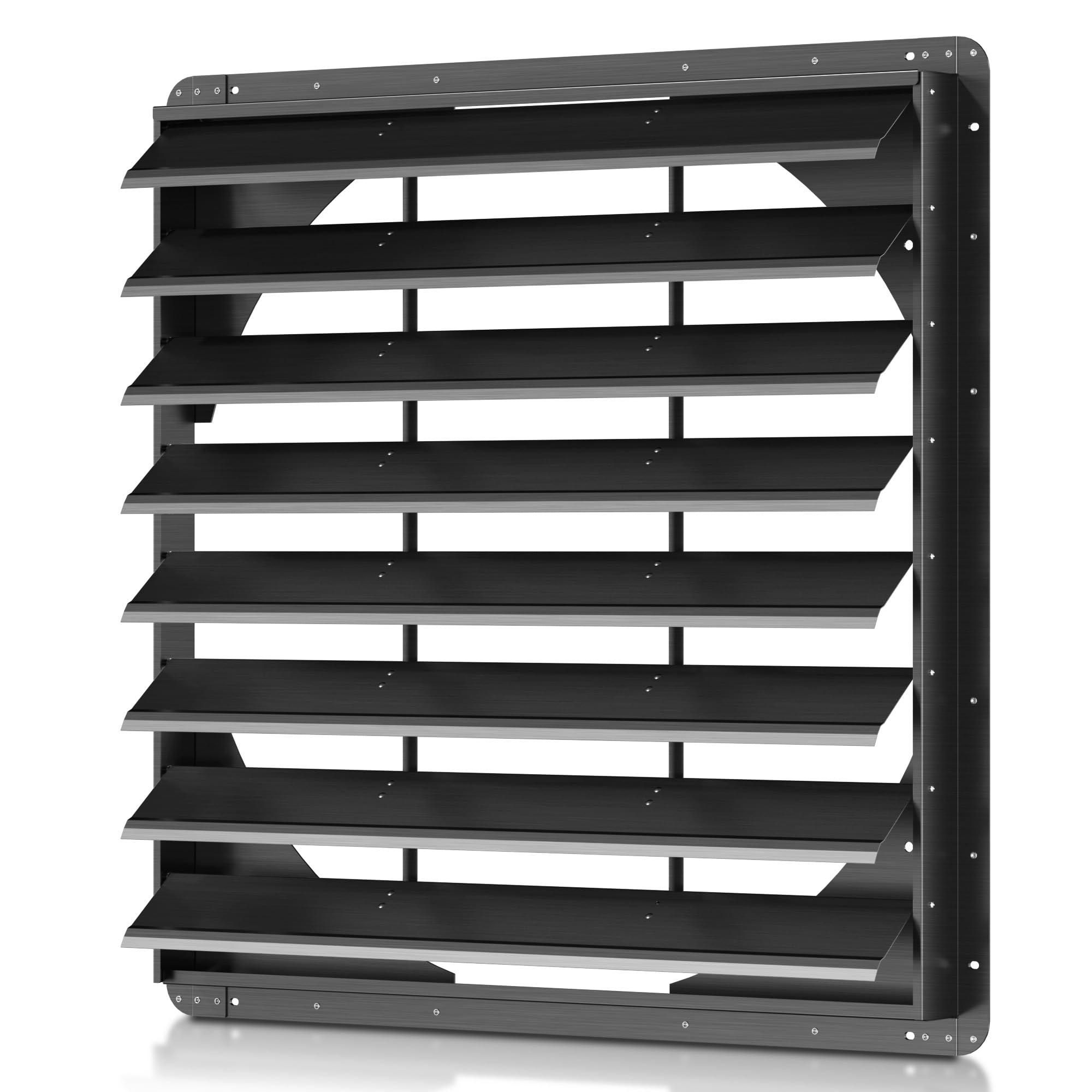 36 inch galvanized sheet spraying automatic exhaust shutter louver vent (no fan blades and motor) for home attics, workshops, barn, greenhouse