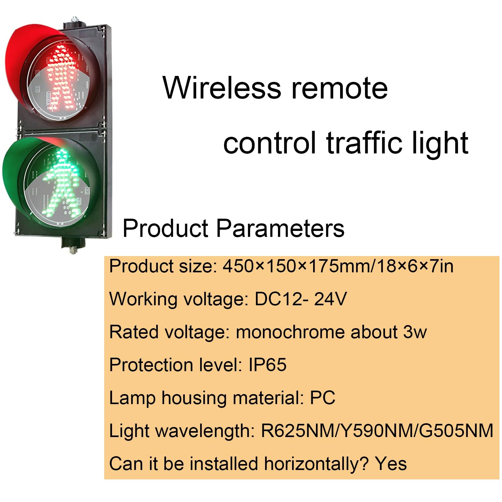 Amazon.co.jp: 200mm/8インチ ワイヤレスリモコン信号機 本物、LED
