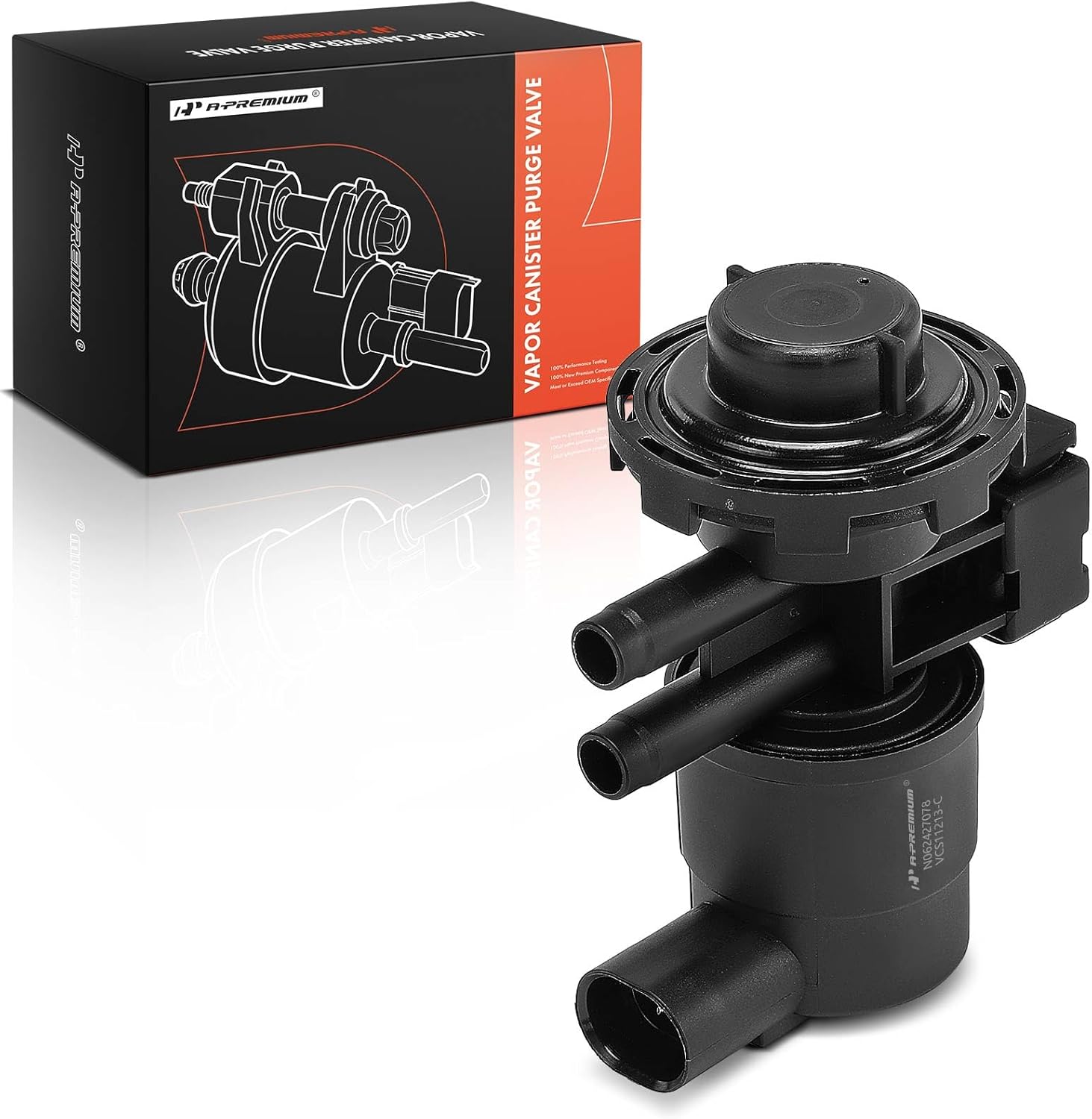 A-Premium Vapor Canister Purge Solenoid Valve Compatible with Jeep Grand Cherokee, Wrangler, Cherokee & Dodge Grand Caravan, Ram, Durango, Avenger & Chrysler Town & Country, Sebring & Plymouth