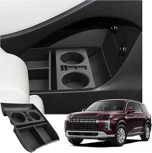 R RUIYA Bandeja organizadora inferior para Hyundai Palisade 2023 2024 para Hyundai Palisade SESELXRTLimitedCaligrafía 2020-2024, organizador debajo