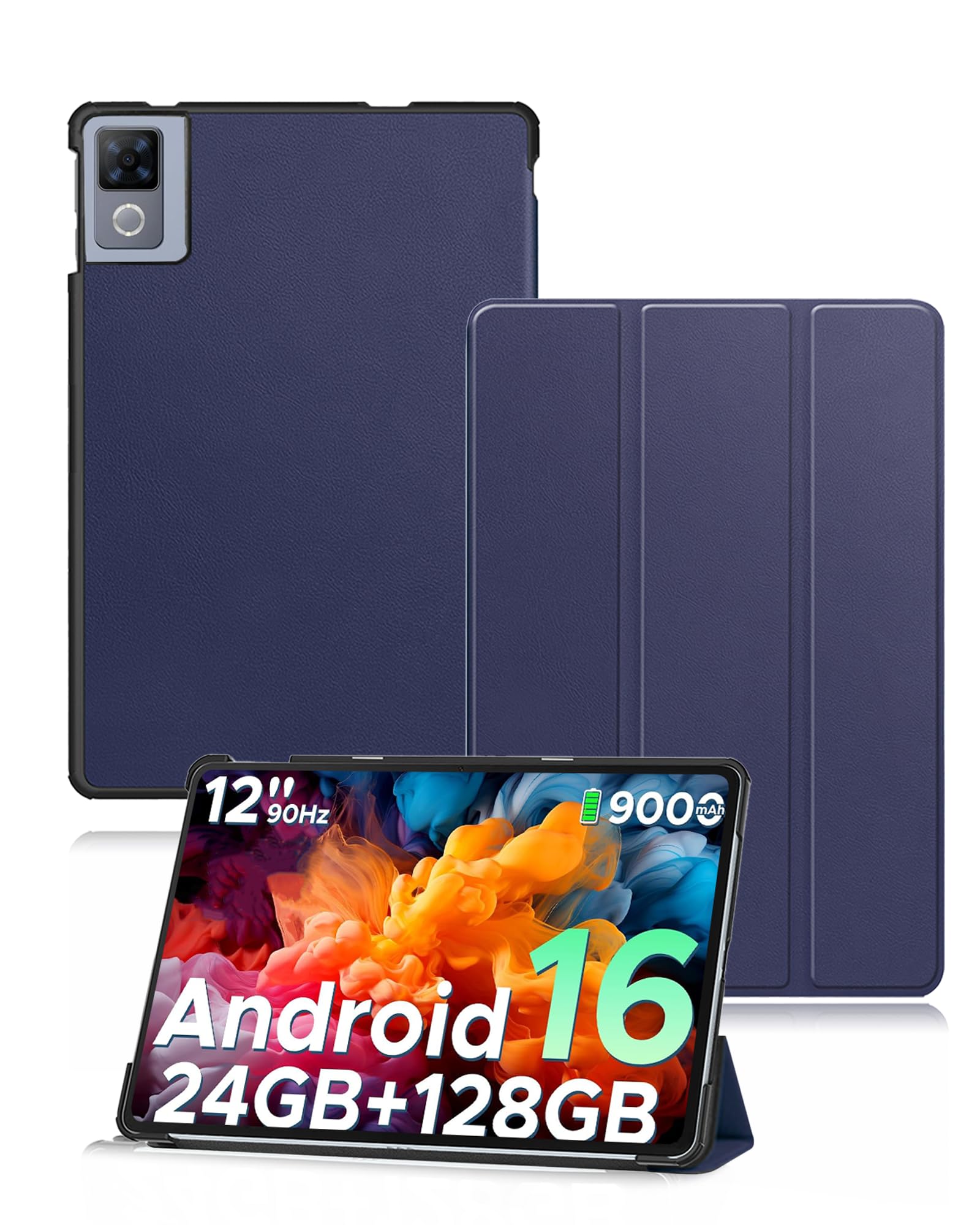Étui DOOGEE U12 12 pouces toergy fine bleu foncé rigide