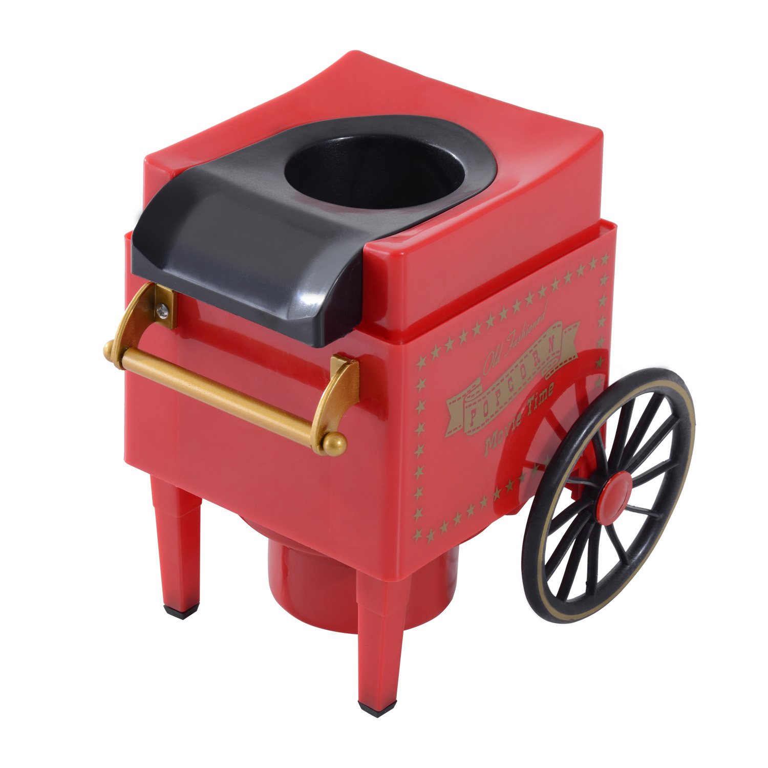 Homcom – Máquina de palomitas de maíz clásico eléctrico en 3 minutos 1200 W gastos y Sain 22L X 19L x39hcm Alu rojo Neuf 38
