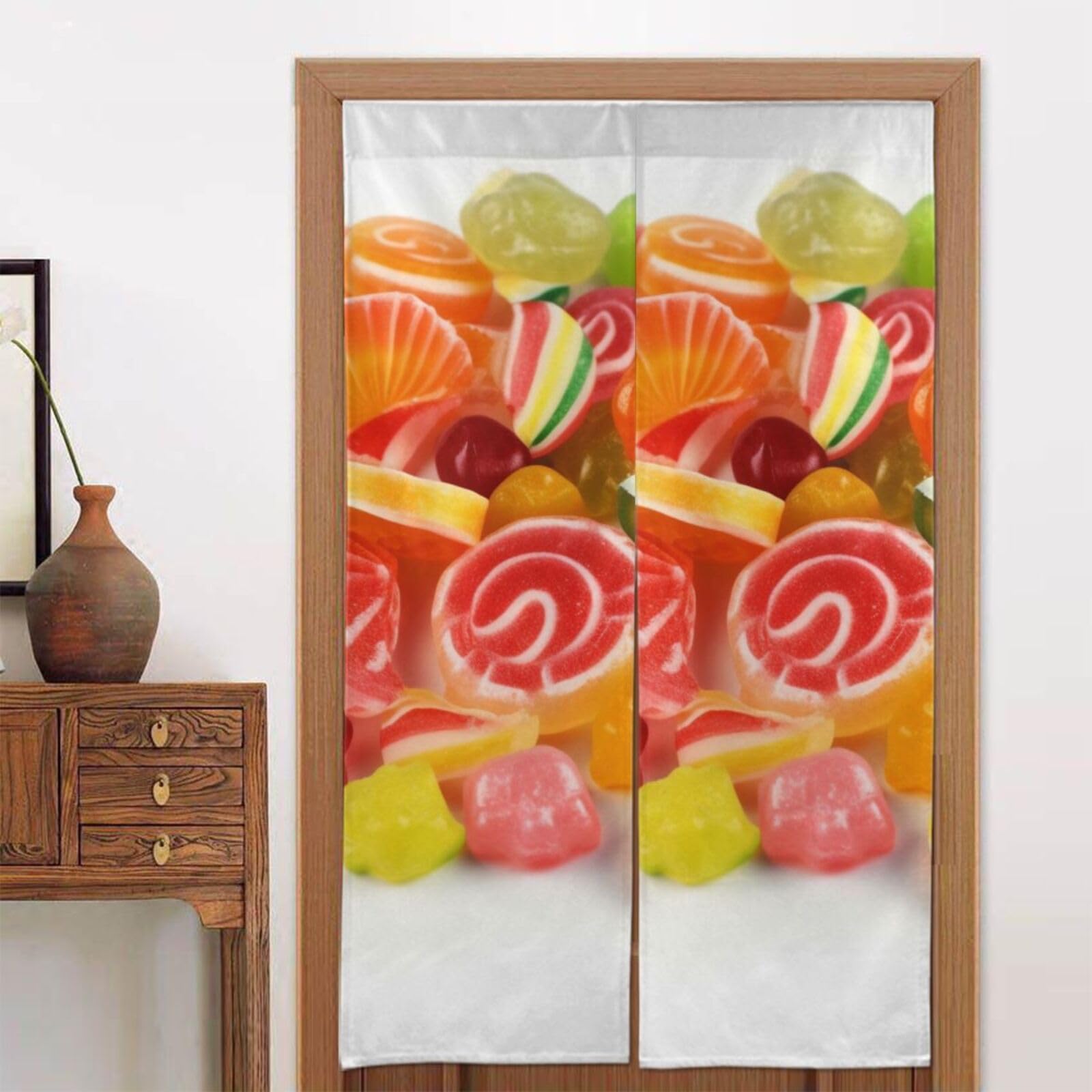 Rideaux de fenêtre et porte Noren BAFAFA style japonais aux fruits pour décorer la cuisine