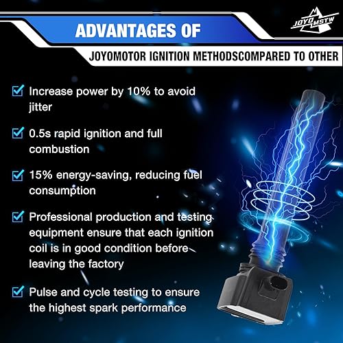 Miniatura 4 de Paquete de bobina de encendido de repuesto para Dodge Avenge Challenger Charger Jeep Grand Cherokee Wrangler Chrysler 200 300 Town Country RAM