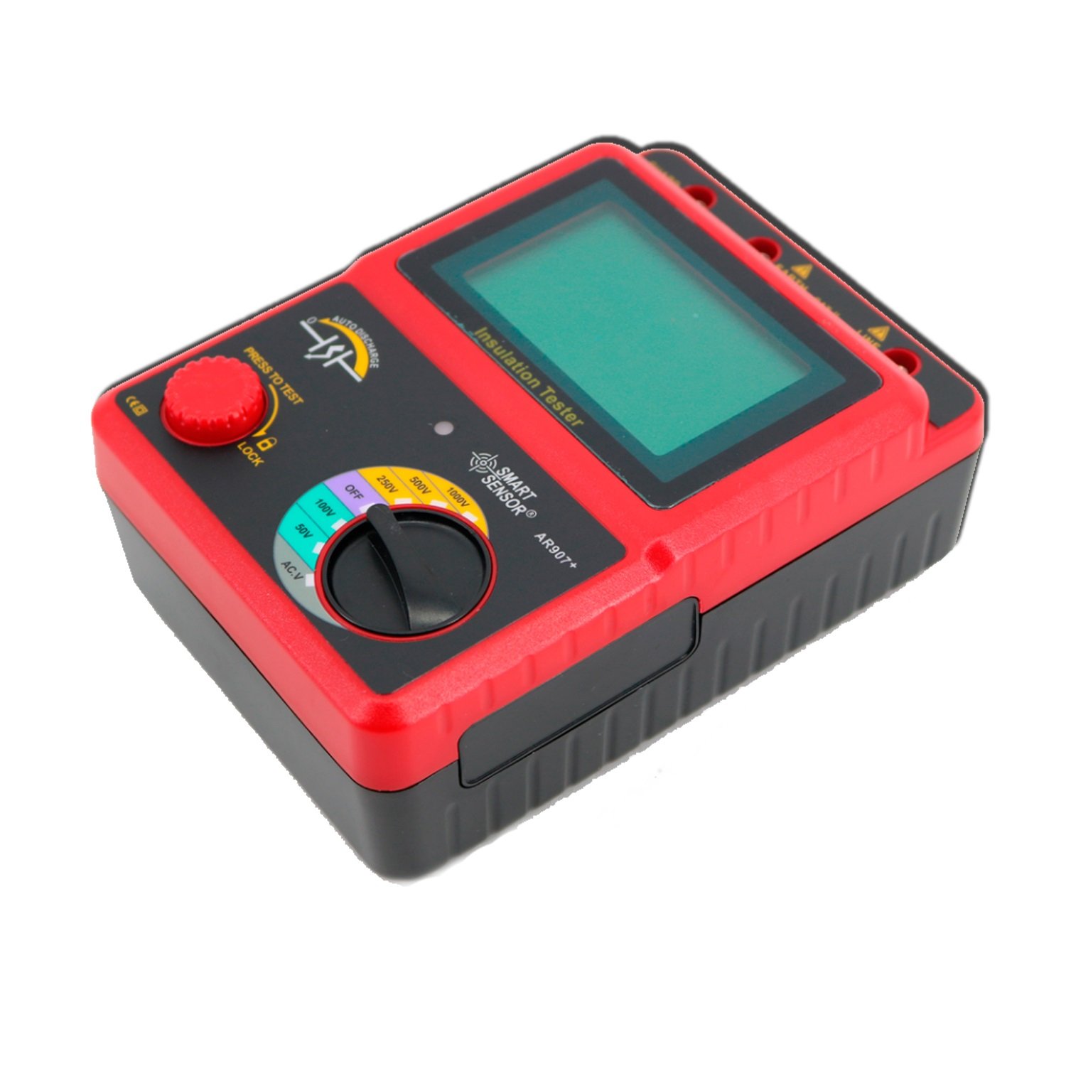 100~2500V cyfrowy tester odporności izolacji wysokiego napięcia Megohmetr AC/DC Tester napięcia Miernik OHM AR907A +, Dokładne odczyty