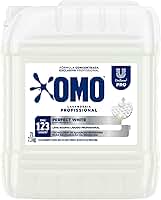 Lava-Roupas Líquido Concentrado Lavanderia Profissional Omo Perfect White Pro Galão 7l, OMO