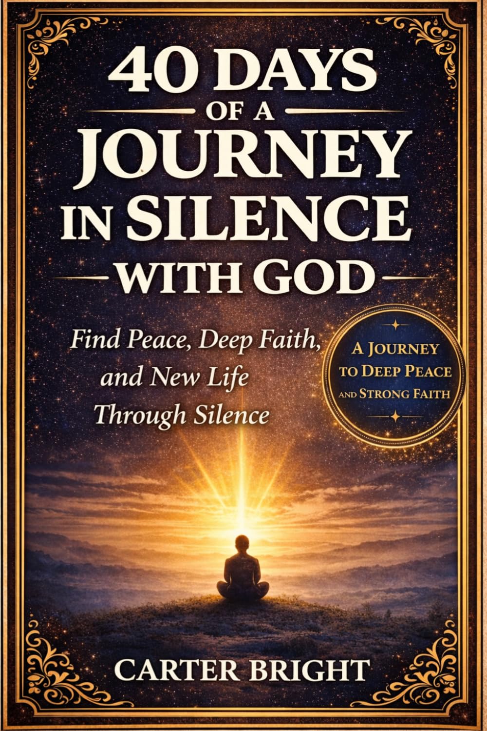 40 DAYS OF A JOURNEY IN SILENCE WITH GOD: Find Peace, Deep Faith in God, and a New Life Through Silence