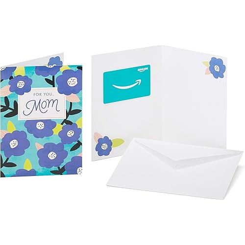 Amazon.com Gift Card in a Greeting Card (Floral Mom Design)