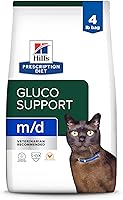 Vista 14 de Hill's Prescription Diet m/d GlucoSupport Alimento seco para gatos, pollo, bolsa de 8.5 libras