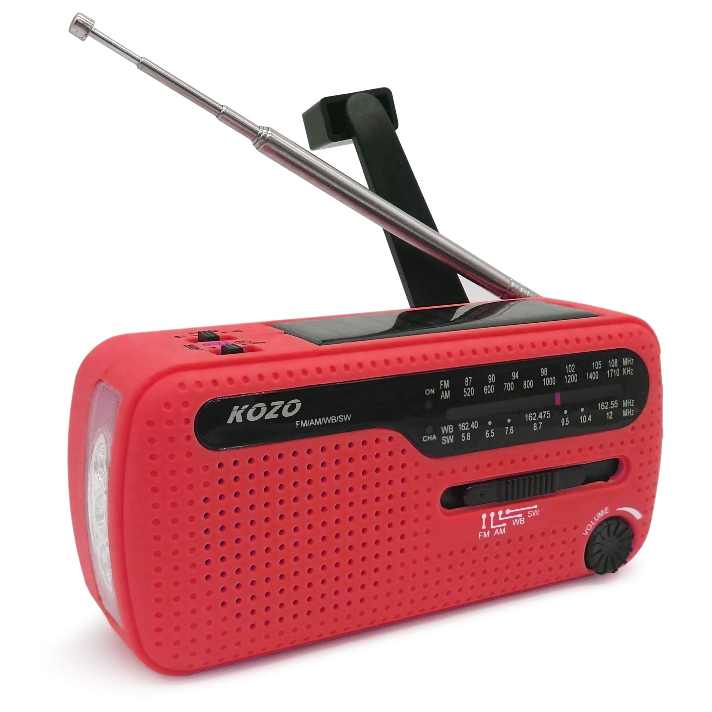 Buy Best NOAA Weather Radio Emergency Kozo. Multiple Ways to Charge