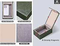 Vista 6 de KK7-DG Faraday - Caja protectora, blindaje de señal, llave antirrobo de coche y bloqueador RFID para vehículos, diseño compacto (verde aguamarina)
