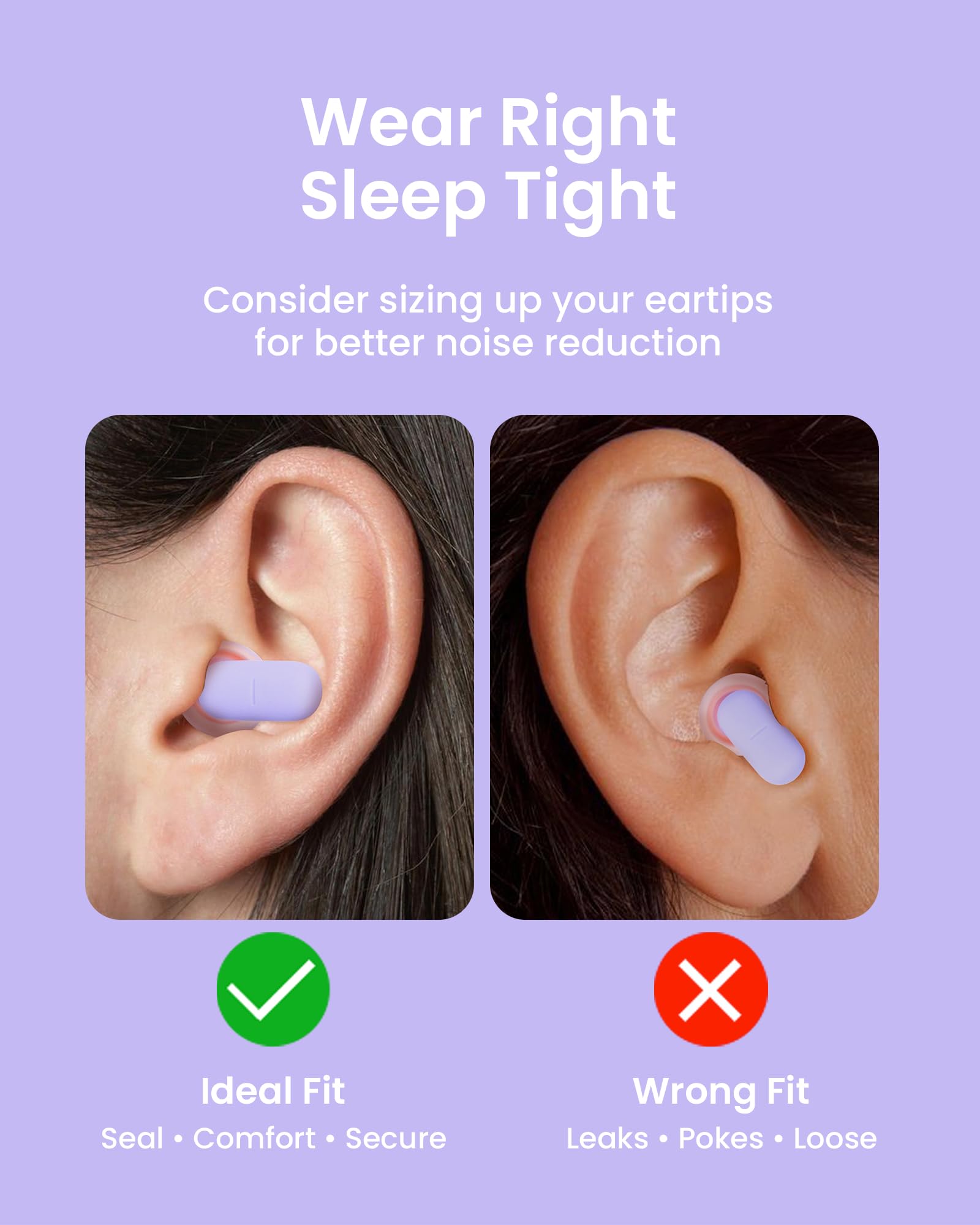 Bouchons d'oreille anti-bruit