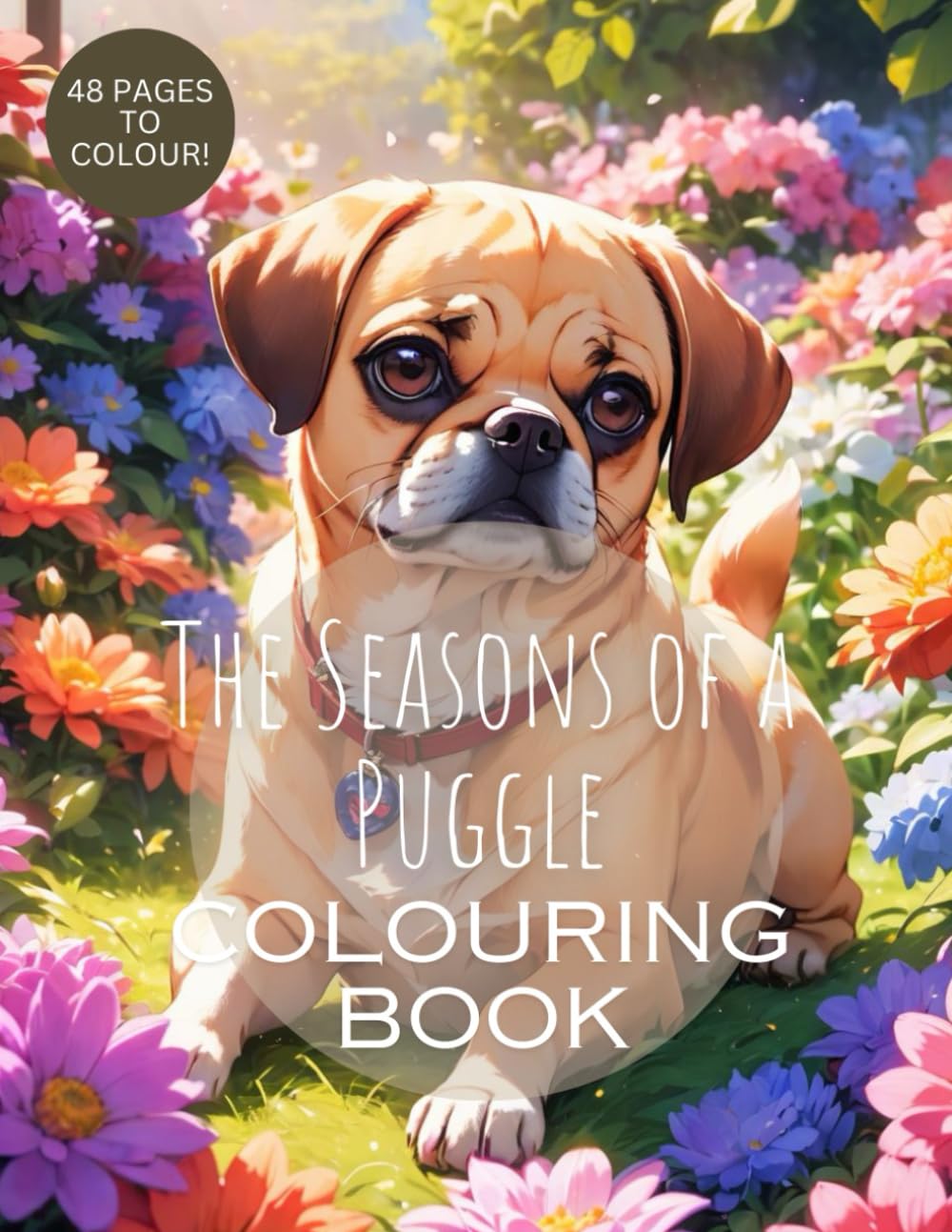The Seasons of a Puggle: A Delightful Adult Colouring Journey