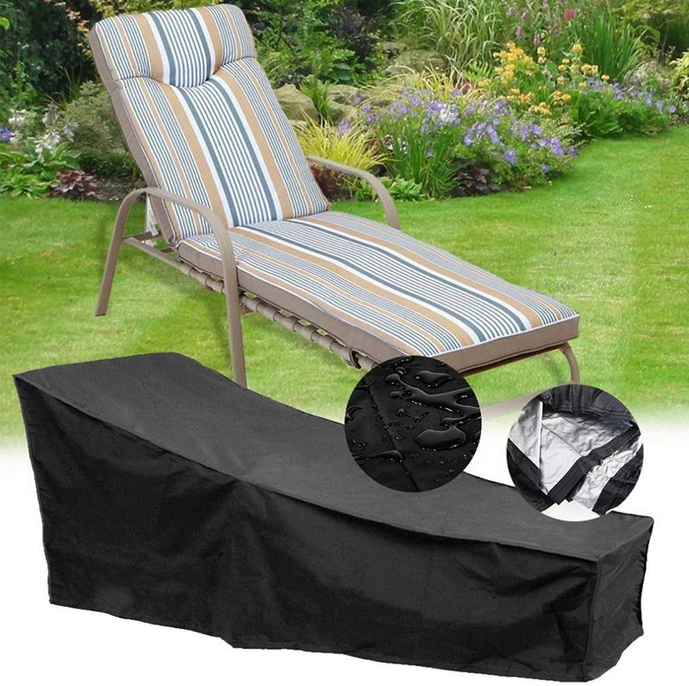 QWORK® Housse De Protection Pour Chaise De Plage, 420D Oxford