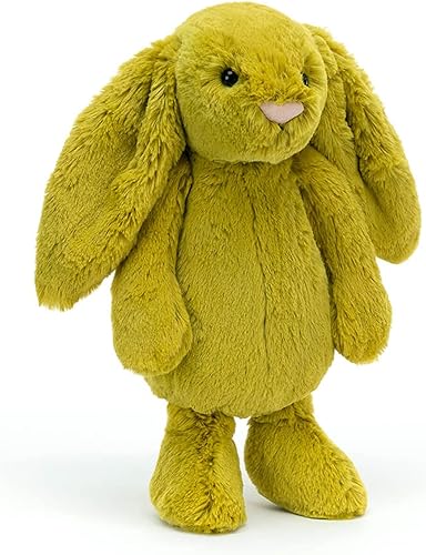 Miniatura 5 de Jellycat Bashful Zingy Bunny - Animal de peluche, tamaño mediano de 12 pulgadas, juguete de peluche de conejo y conejo, regalo clásico para niños