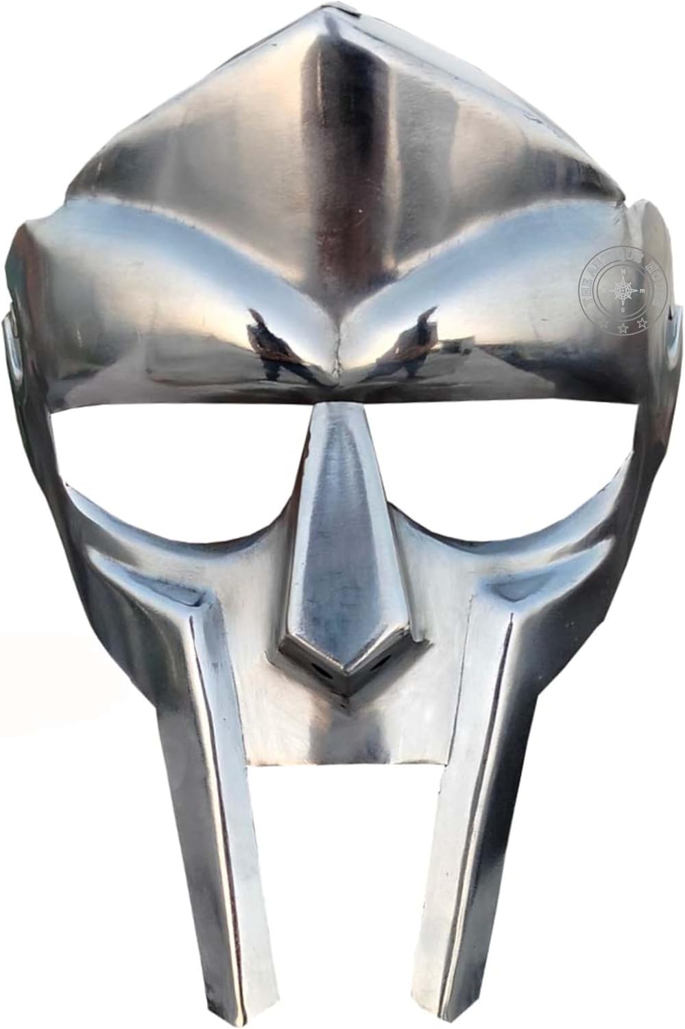 THE ANTIQUE HOUSE MF Doom Gladiator Mask, Mad-Villain, 18G Mild, Steel, Face Armour, Medieval Hand-Forged, Roman, Armor, Doom, Mask Halloween