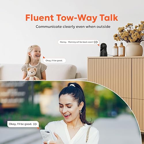 Miniatura 7 de owltron Cámara interior 2K, 360 cámaras para seguridad en el hogar con detección de movimiento, monitor de bebé con aplicación de teléfono, cámara