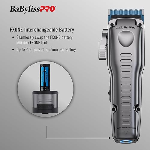 Miniatura 3 de BaBylissPRO FXONE LO-PROFX - Cortadoras y recortadoras inalámbricas profesionales con batería intercambiable