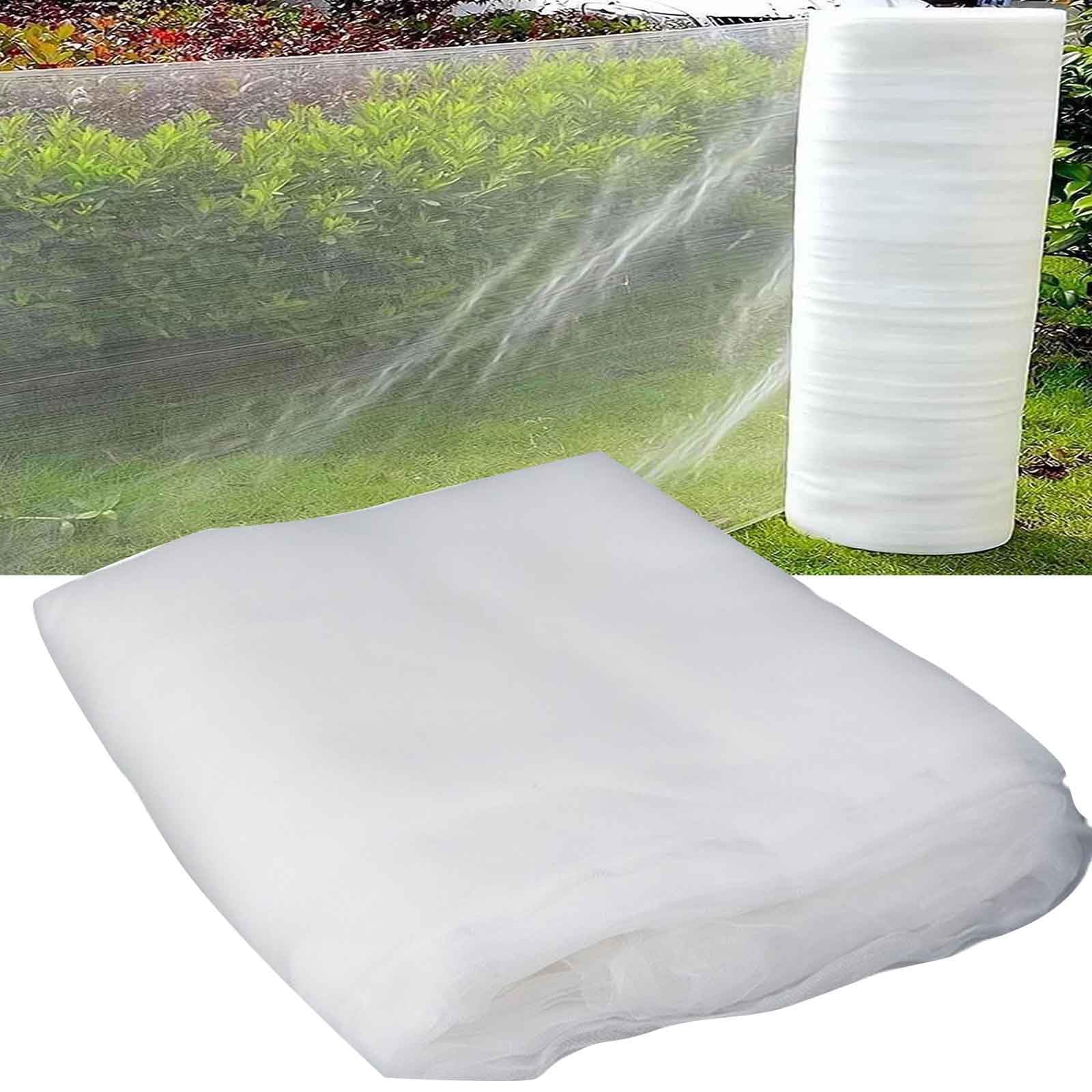Siatka ogrodowa do ochrony roślin, drobnooczkowa bariera przeciw owadom do warzyw i truskawek, 100 oczek, 1,2 m x 100 m dla skutecznej kontroli szkodników