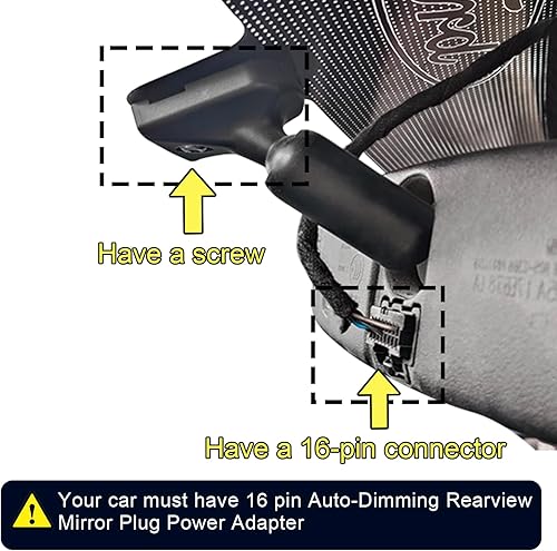 Miniatura 9 de Cámara de tablero 4K para Ford Mustang S550 2018-2023, EcoBoost Premium Convertible GT Premiun Mach Fastback, video UHD 2160P, WiFi y aplicación,