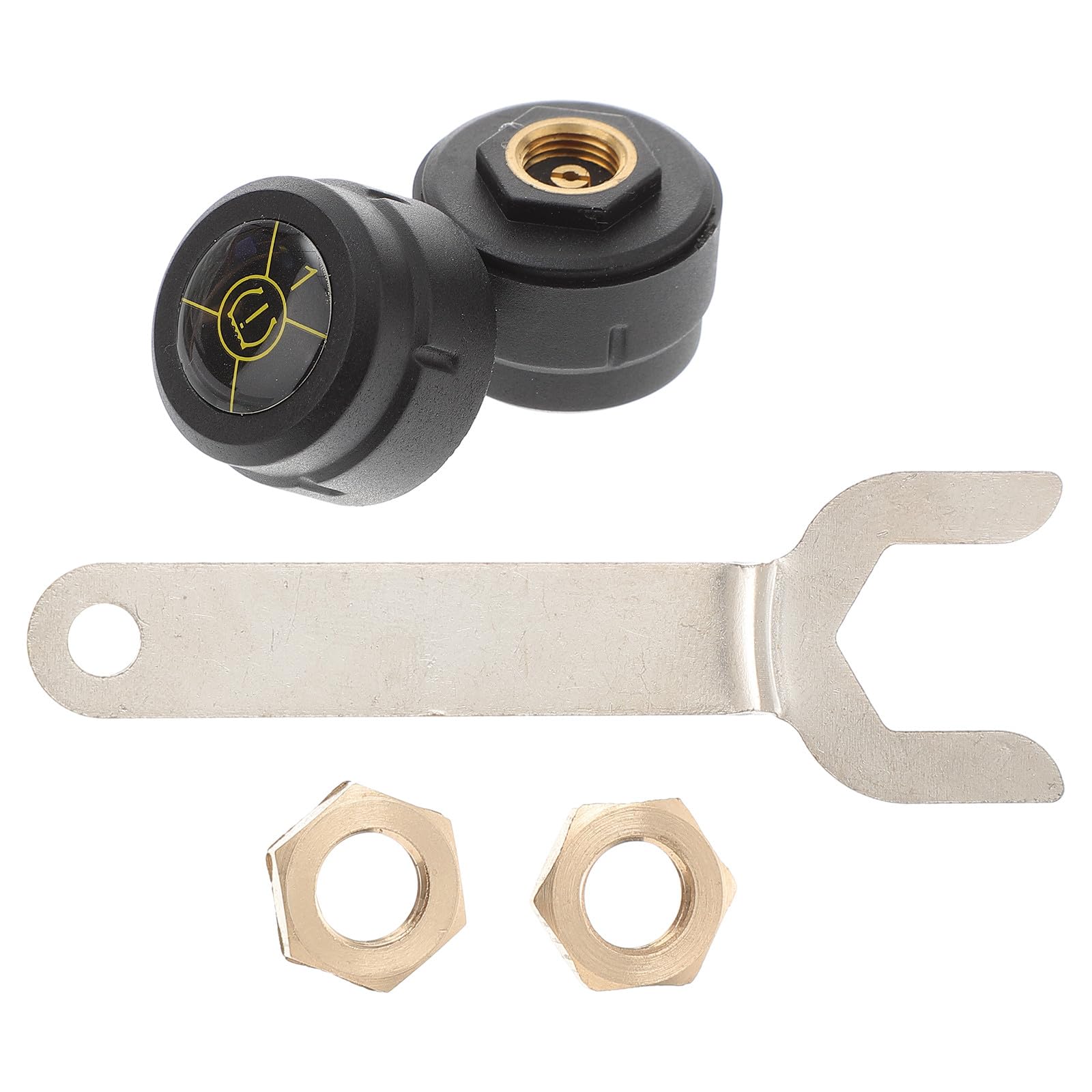 ABOOFAN Monitor Inalámbrico de Presión de Neumáticos Tpms Sensores Externos Alarma Alta y Baja Presión y Material Abs Resistente para Motocicleta
