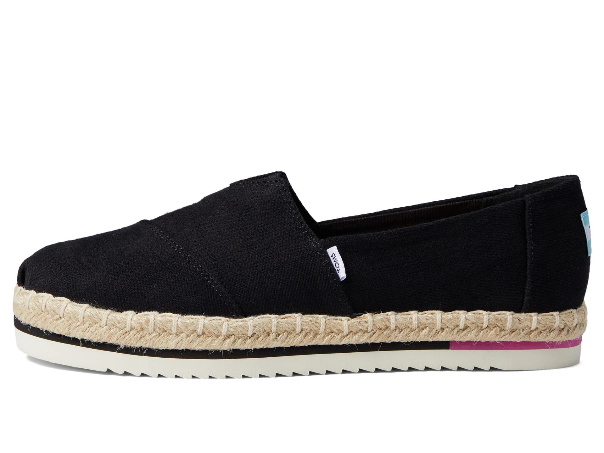 TOMS Corde À Plateforme Alpargata Semelle de mocassinFemme