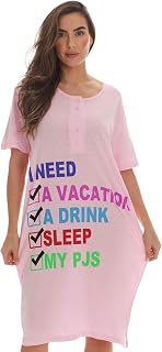 Just Love Short Sleeve Nightgown Sleep Dress for Women
