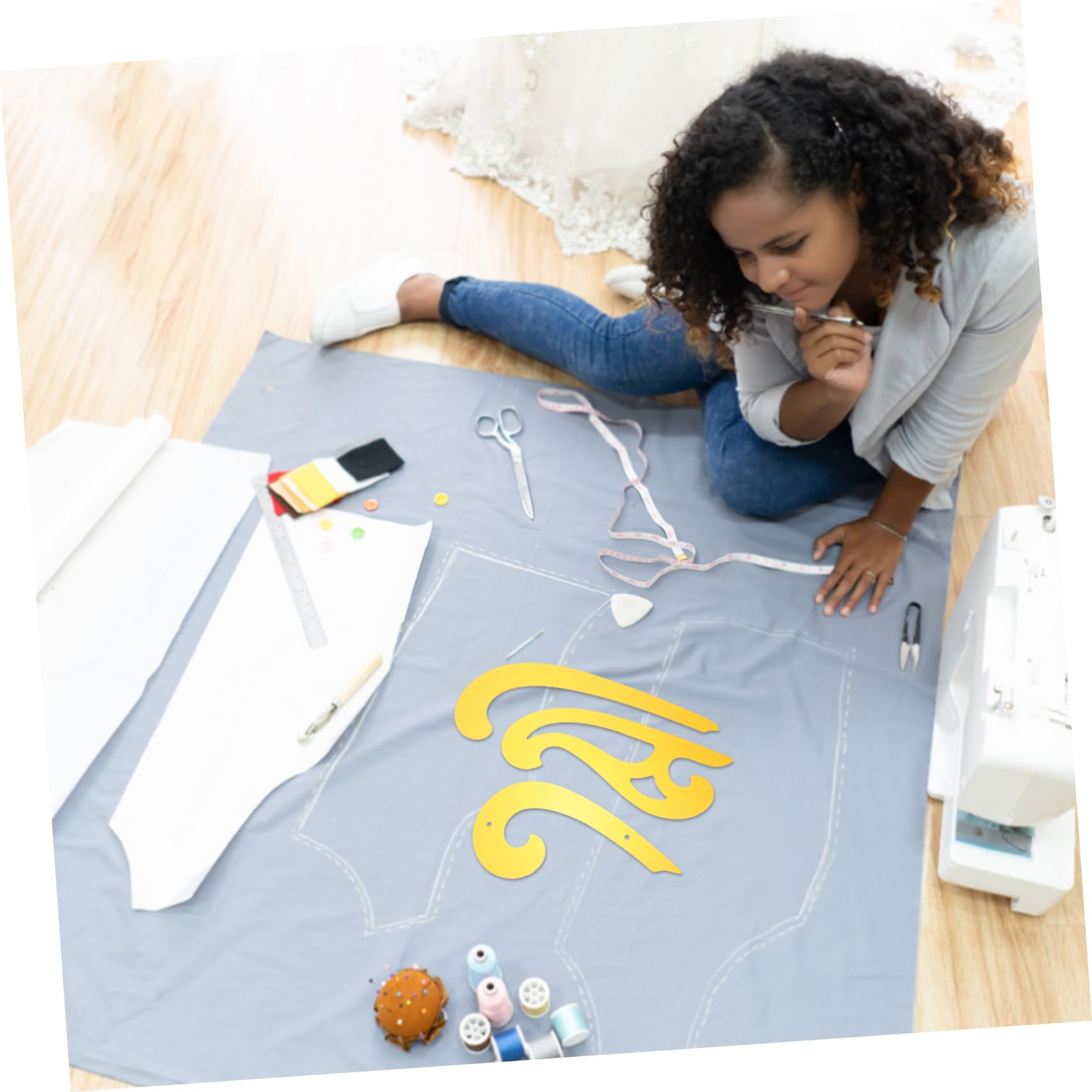 DOITOOL 3Pcs French Curve Ruler Set for Fashion Design Flexible Templates for Crafting Sewing and Drawing Stencils Essential Tools for Pattern Makers and Graphic Artists