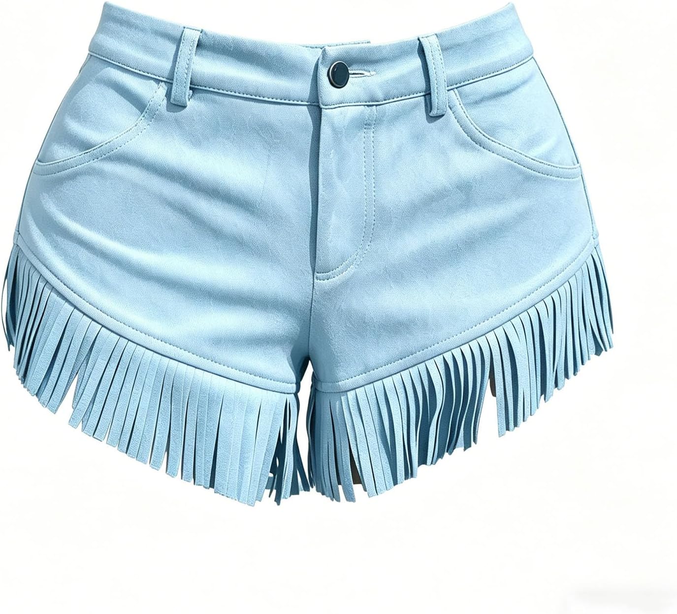 Tassel Shorts for Women 2026 Denim Shorts Comfy Slim Fit Western Bottoms Casual Concert Clubwear Short Pants