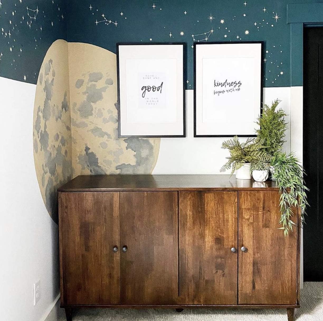 Constellations Wall Stencil - Celestial Design for Painting Walls - Reusable DIY Home Décor Pattern - Easy Alternative to Wallpaper - Cutting Edge Stencils
