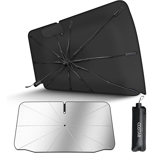 COSTAR Windshield Sun Shade Umbrella - Medium (145x85cm)