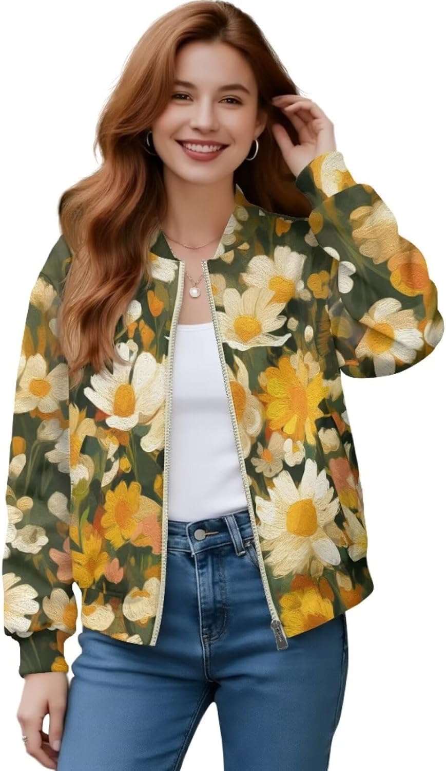 Zip Up Workout Jacket Women No Hood Long Sleeve Womens Zip Up Sweatshirt With Pockets