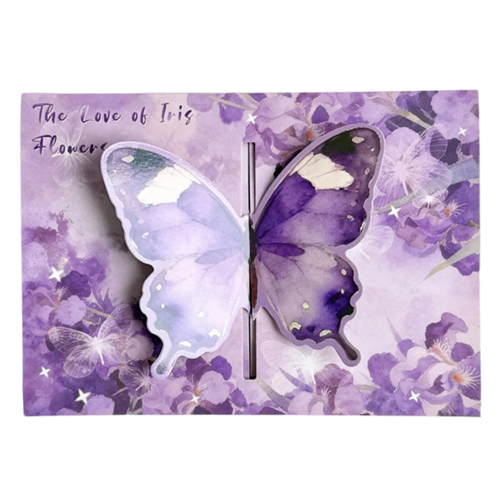 Tsophreniq Watercolor Butterfly Card with 3D Popup Design Foldable Greeting for Special Event and Celebration Butterfly Party Invitation