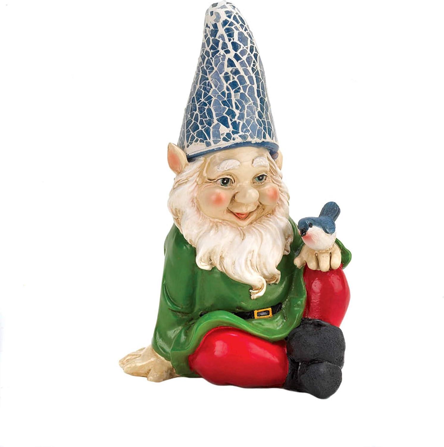Eastwind Gifts 10016215 Cheery Gnome Solar Garden Statue