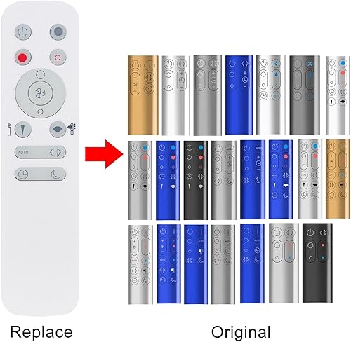 Miniatura 4 de NTQinParts Mando a Distancia de Repuesto para Dyson Pure Hot + Cool Air Purifier HP04, 244314-01