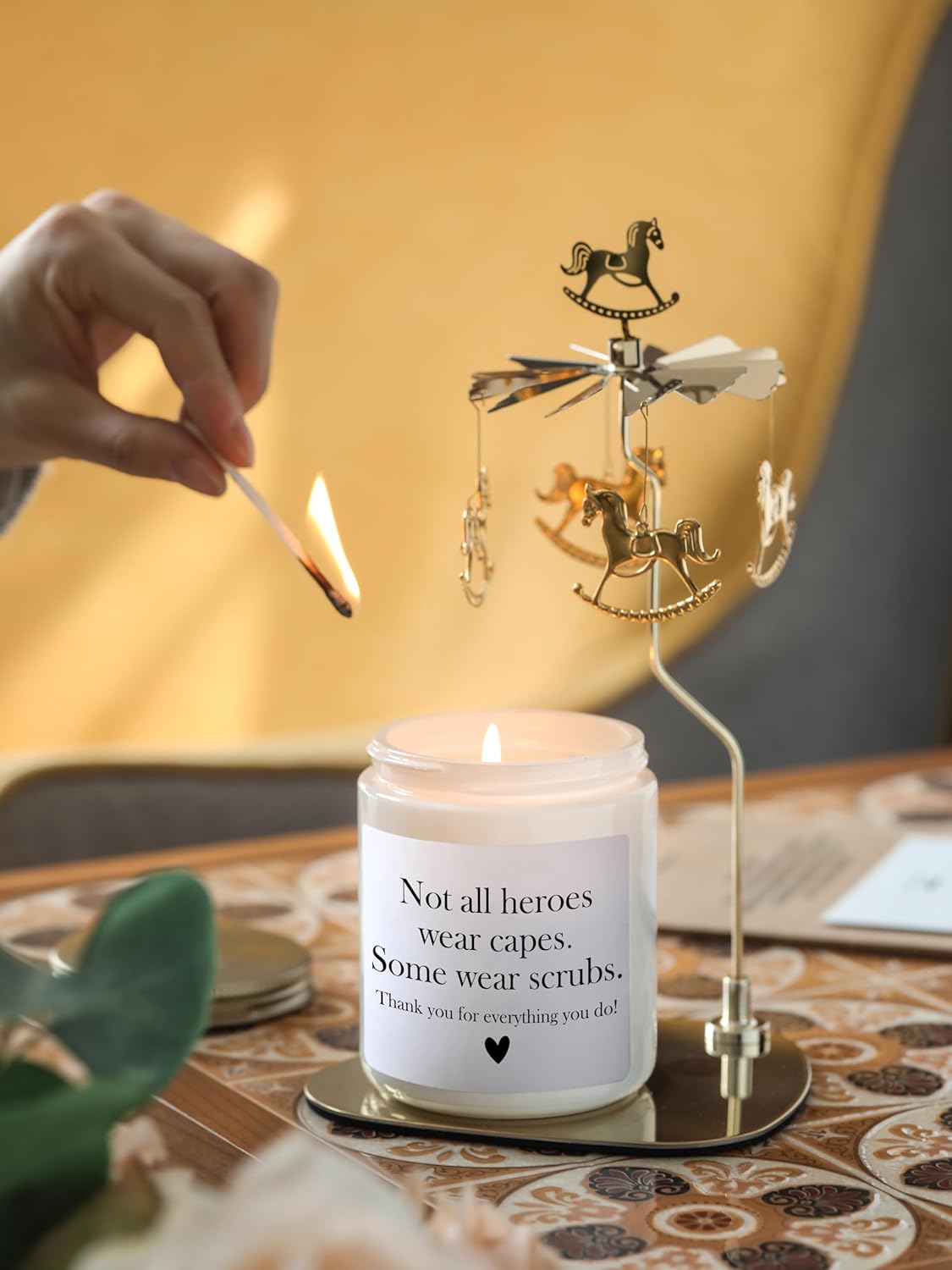 Nurse Week Gifts for Women Men, Nursing School Graduation Gift, Cool LPN RN Gifts for Nursing Students, Nurse Practitioner, New Future Nurses, 7oz Nurses Candle Gift, Vanilla Lavender Scent - Image 6