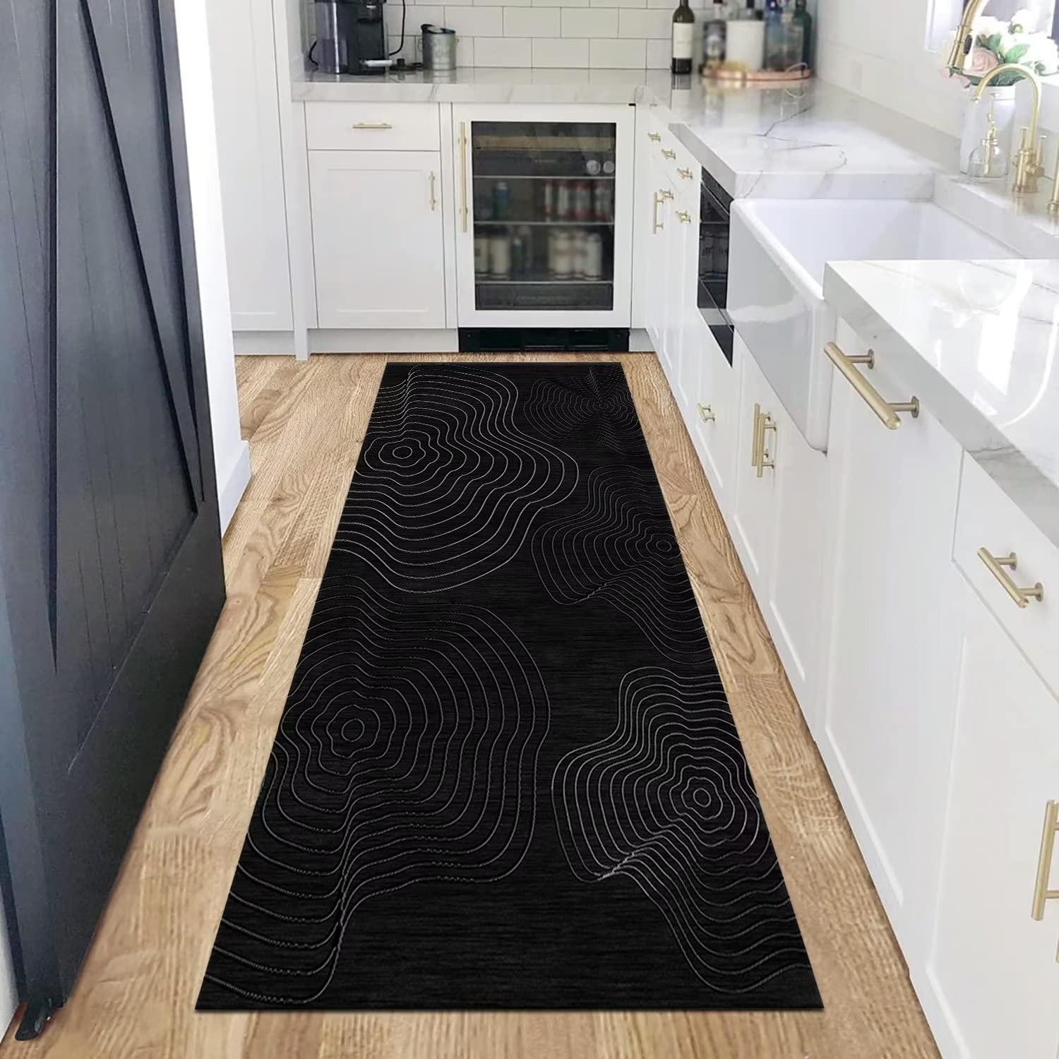 Tapis De Couloir, Long, Antidérapant, Lavable, 120 X 250 Cm, Pour