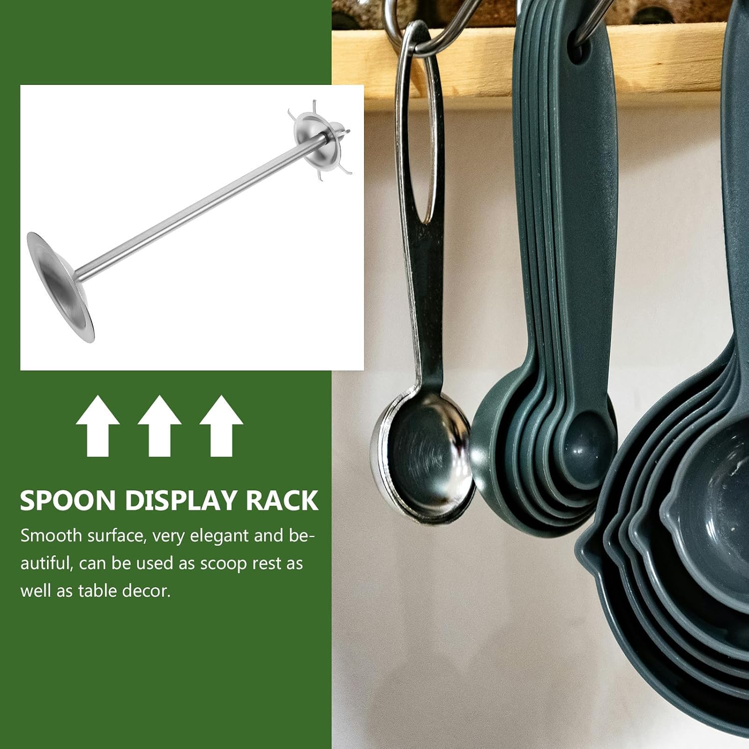 Stainless Steel Utensil Holder Rack for Forks and Chopsticks image 5