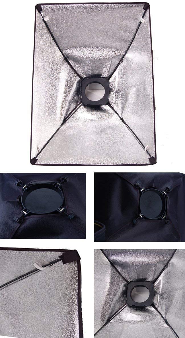 Kit DE DSLR Estudio Softbox 50x70cm / 20 "x28 con el Montaje Universal speedring