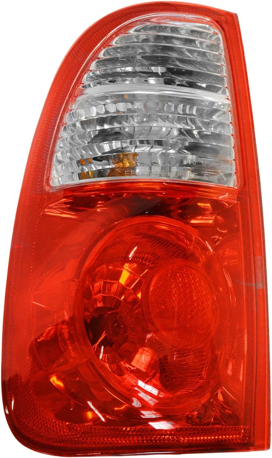 TRQ Driver Side Tail Light Assembly Compatible with 2005-2006 Toyota Tundra Regular Cab Access Cab Without Stepside Bed TO2800161